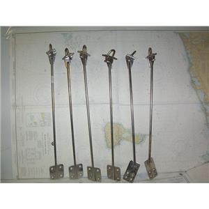 Boaters’ Resale Shop of TX 1711 0775.05 SIX PIECE 28" STAY TENSION ROD HARDWARE