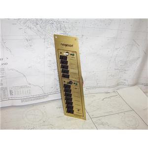 Boaters’ Resale Shop of TX 2101 4122.85 NEWPORT DC VOLTAGE 14 SWITCH PANEL