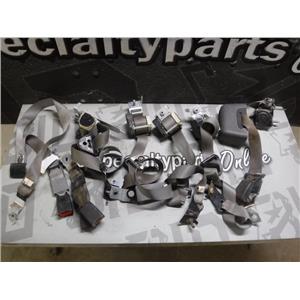 2007 - 2008 FORD F150 XLT CREWCAB OEM SEAT BELTS (GREY) SET NEED A GOOD CLEANING