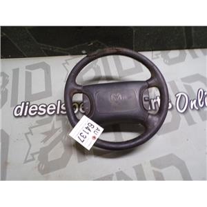 1995 - 1997 DODGE RAM LEATHER WRAPPED STEERING WHEEL CRUSIE *NEEDS RECOVERING*