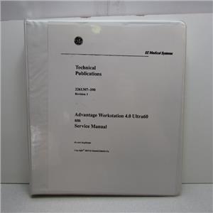 GE Medical Systems 2261307-100 Advantage Workstation 4.0 Ultra60 Service Manual