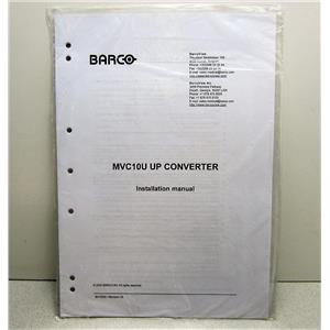 Barco MVC10U UP Converter Installation Manual 2000 Edition