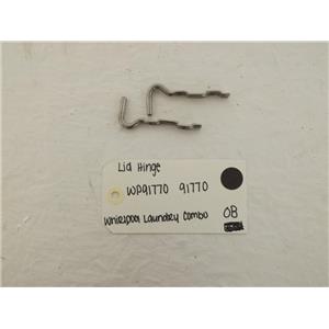 Whirlpool Laundry Combo WP91770 91770 Lid Hinges New