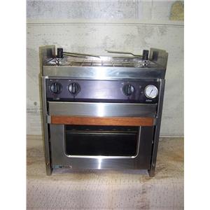 Boaters’ Resale Shop of TX 2112 2221.02 FORCE 10 PROPANE TWO BURNER STOVE/OVEN