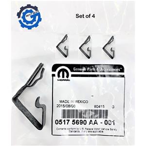 05175690AA New MOPAR Rear Seat Back Panel 4 PACK P-Clips for 2007-2017 Jeep