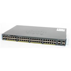Cisco WS-C2960X-48TS-L Catalyst 2960X 48x 10/100/1000 4x SFP Ethernet Switch