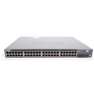 Juniper EX3400 EX3400-48P-AFO 48-Port PoE+ 4x SFP+ 2x QSFP+ Switch AS-IS