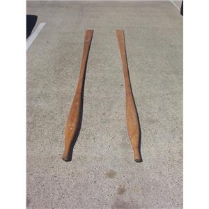 Boaters’ Resale Shop of TX 2204 5101.02 WHALE BOAT PAIR OF 9-1/2 FOOT OARS