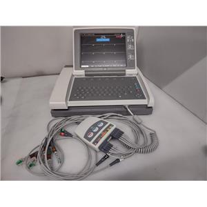 GE MAC 5500 ECG/EKG Monitor w/ Leads and Battery