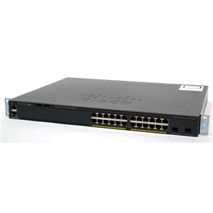Cisco WS-C2960X-24PD-L Catalyst 2960-X 24x 10/100/100 PoE+ 2x SFP+ EtherSwitch