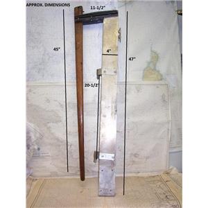 Boaters’ Resale Shop of TX 2202 1577.17 RUDDER HALF ASSEMBLY with 45" HANDLE