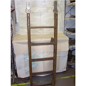 Boaters' Resale Shop of TX 2207 0142.01 COMPANIONWAY 5 STEP HINGED 58" LADDER