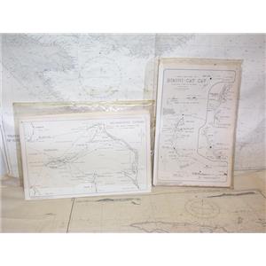 Boaters’ Resale Shop of TX 2207 1144.01 SET OF ANTILLES & BAHAMA PAPER CHARTS