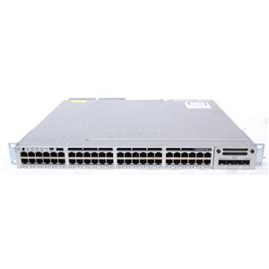 Cisco Catalyst WS-C3850-48F-S 48 Port PoE+ Gigabit Switch w/ NM-4-1G, 2x 1100W