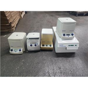 LOT OF 5 Eppendorf Centrifuges - 5145D 5415C 5417R 5418 (As-Is)