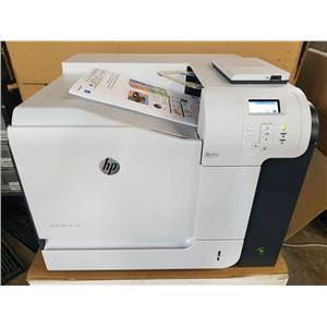 HP LASERJET 500 COLOR M551DN COLOR PRINTER EXPERTLY SERVICED WITH NEW TONERS
