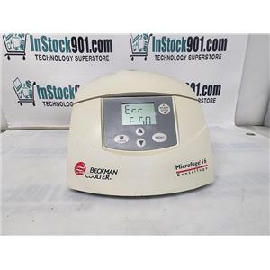 Beckman Coulter Microfuge 16 Centrifuge w/ Rotor (As-Is)