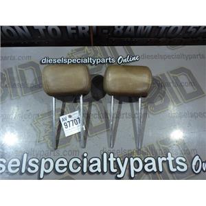 2005 2006 FORD F150 KING RANCH CREWCAB REAR SEAT HEAD RESTS (2) LEATHER OEM