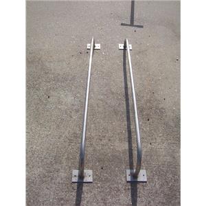 Boaters’ Resale Shop of TX 2211 0122.04 PAIR OF 1" x 53" SS GRAB RAILS