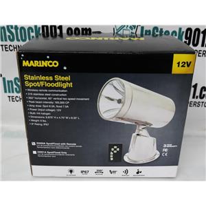 Marinco Stainless Steel Spot/Flashlight Wireless with Remote 22050A