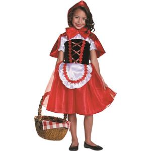 Little Red Riding Hood Fairy Tale Deluxe Toddler Costume X-Small 3T-4T