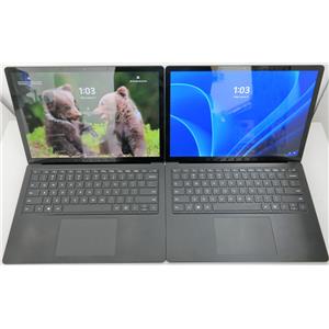 Lot of 2x Surface 1868 Laptop 3 i5-1035G7 1.20GHz 8GB RAM 256GB SSD 13.5in Touch