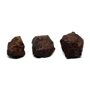 Chondrite MOROCCAN Stony METEORITE Lot of 3 "A" grade Genuine  w/ COA  #17478