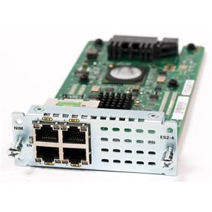 Cisco NIM-ES2-4 4-Port Layer 2 Gigabit Ethernet LAN Switch for ISR 4000 Series