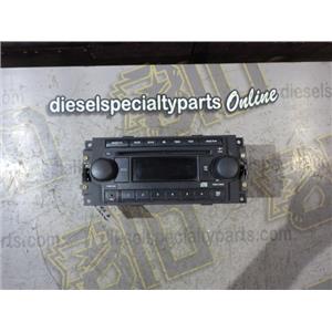 2006 2007 DODGE 2500 SLT INTERIOR OME STEREO CD AUXILARY AM/FM P05064173AE