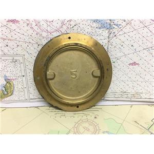 Boaters' Resale Shop of TX 2307 1875.05 BRONZE 5" DECK PLATE