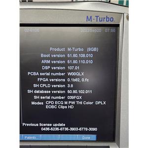 Sonosite M-Turbo Ultrasound System w/ICTx/8-5 mhz probe