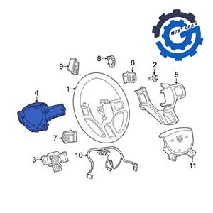New OEM Mopar Back Steering Wheel Cover 2013-2022 RAM 1500 2500 3500 5NN17DX9AA