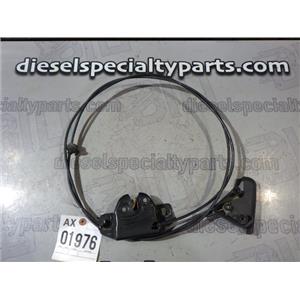 2001 2002 DODGE 2500 3500 SLT OEM HOOD RELEASE CATCH WITH CABLE 5.9 DIESEL GAS