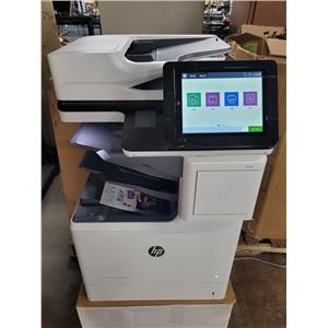 HP FLOW MFP E67660Z COLOR ALL IN 1 PRINTER EXPERTLY SERVICED NEARLY FULL TONERS