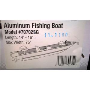 Boaters' Resale Shop of TX 2402 5121.02 ALUMINUM FISHING BOAT COVER 70702SG