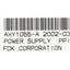 Pioneer PDP-5031HD Power Supply AXY1055