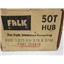 FALK 704619   50T Hub    Bore 1.625    KW 3/8 x 3/16   C18    New in Box
