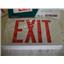 Exitronix Vex Series Exit Sign Red Led New VEX/U/BP/WB/WH