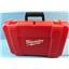 MILWAUKEE RED PLASTIC CARRYING CASE FOR 0822-24 18V 1/2" DRIVER DRILL KIT