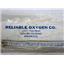 RELIABLE OXYGEN CO. 6011 WELDING TOOLS