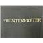 The Interpreter 2005 Drama Movie Memorabilia Blue Adult T-Shirt XL