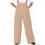 Roaring 20's Mens Costume Wide Leg Pleated Cream Trousers Pants Standard Size
