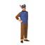 Paw Patrol Chase Jumpsuit Adult Costume Size X-Large