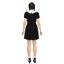 Gothic Girl Black Dress Wednesday Adams Adult Costume  M/L 10-14
