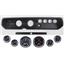64-65 Chevelle Black Dash Panel w/ Dakota Digital Black HDX Universal Gauges