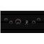 67 Chevelle Black Dash Carrier Panel w Dakota Digital Black HDX Universal Gauges