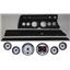 67 Chevelle Black Dash Carrier Panel w Dakota Digital Silver HDX Universal Gauges