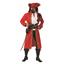 Pirate Captain Hook Red Coat Adult Mens Costume Size Standard