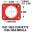 59-64 Impala Wilwood Manual 4 Wheel Disc Brake Kit 11" Drilled Red Caliper