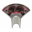 1955-56 Chevy Car VHX System, Silver Face - Red Display